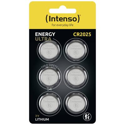 Intenso Knoopcel CR2025 3 V 6 stuk(s) 160 mAh Lithium 7502426