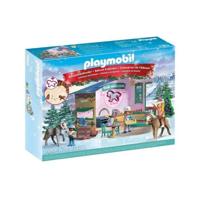 Playmobil 71952 Kerst Bak Adventskalender, Adventskalenders, Paarden van de Waterval, 81 stukjes, Leeftijd 4+