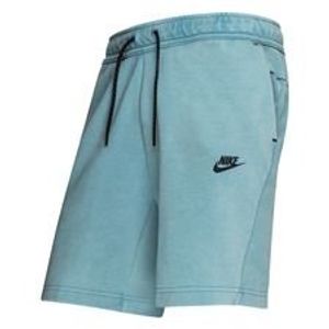 Nike Shorts Tech Fleece Wash - Blauw/Zwart