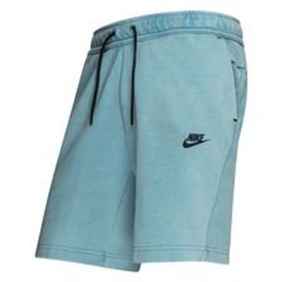 Nike Shorts Tech Fleece Wash - Blauw/Zwart