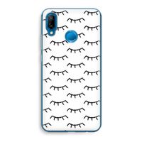 Wimpers: Huawei P20 Lite Transparant Hoesje