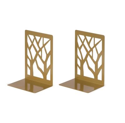 LIROdesign Boekensteun Goud - Design (set van 2 stuks) - per stuk