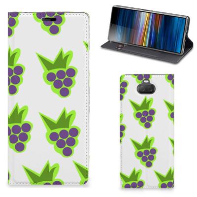 Sony Xperia 10 Plus | Flip Style Cover | Druiven