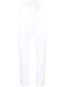 James Perse pantalon de jogging à taille mi-haute - Blanc