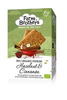 Farm Brothers Hazelnoot & kaneel koekjes bio (150 gr)