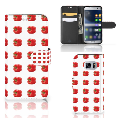 Samsung Galaxy S7 | Book Cover | Paprika Red