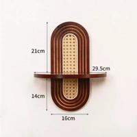 BohemiaCraft Handgeweven Rotan Wandplank