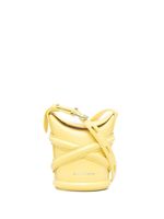 Alexander McQueen mini sac à bandoulière The Curve - Jaune