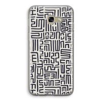 Moroccan Print: Samsung Galaxy A5 (2017) Transparant Hoesje