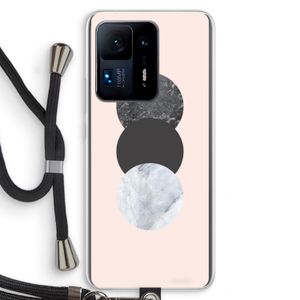Marmeren cirkels: Xiaomi Mi Mix 4 Transparant Hoesje met koord