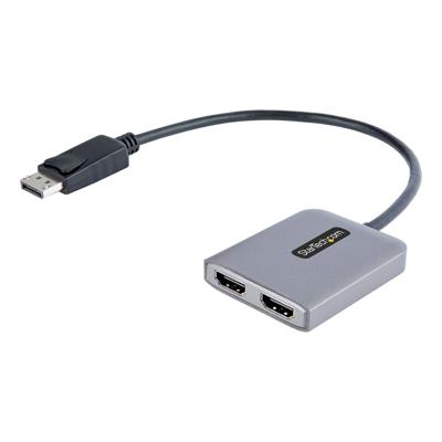 Adapter DisplayPort naar HDMI Startech MST14DP122HD Grijs 4K Zwart Zwart/Gris