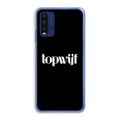Topwijf Zwart: Xiaomi Redmi 9T Transparant Hoesje