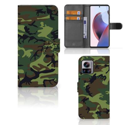 Motorola Edge 30 Ultra | Telefoon Hoesje | Army Dark