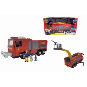 Brandweerman Sam brandweerwagen Jupiter met Sam figuur