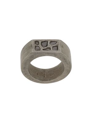 Parts of Four bague Crescent Plane - Argent