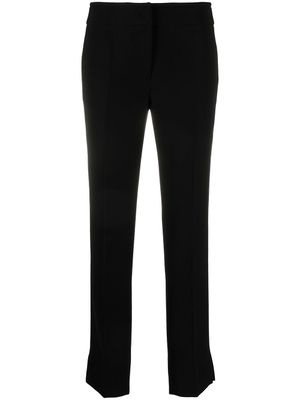 Emporio Armani pantalon court à coupe slim - Noir