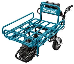 Makita DCU180ZX1 | Kruiwagen 18V | Met Transporthulprek | Zonder accu's en lader, in doos - DCU180ZX1