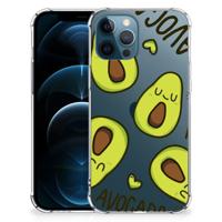 iPhone 12 | 12 Pro Stevig | Bumper Hoesje | Avocado Singing