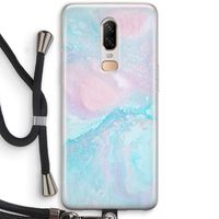 Fantasie pastel: OnePlus 6 Transparant Hoesje met koord