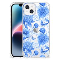 Case voor Apple iPhone 14 Plus Flowers Blue