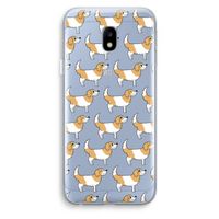 Doggy: Samsung Galaxy J3 (2017) Transparant Hoesje