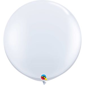 Qualatex mega ballon 90 cm wit