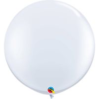 Qualatex mega ballon 90 cm wit