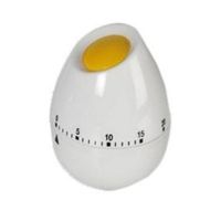 Kookwekker/eierwekker ei met eidooier 8 x 7 cm   - - thumbnail