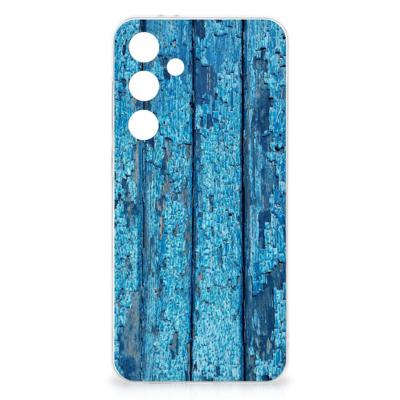 Samsung Galaxy S24 FE | Bumper Hoesje | Wood Blue