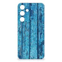 Samsung Galaxy S24 FE | Bumper Hoesje | Wood Blue