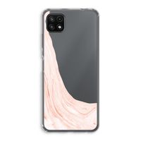 Peach bath: Samsung Galaxy A22 5G Transparant Hoesje