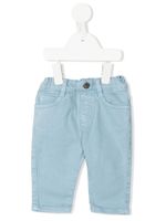 Emporio Armani Kids pantalon en coton stretch - Bleu