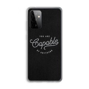 Capable: Samsung Galaxy A72 Transparant Hoesje