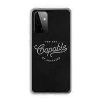 Capable: Samsung Galaxy A72 Transparant Hoesje Capable: Samsung Galaxy A72 Transparant Hoesje