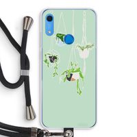 Hang In There: Huawei Y6s Transparant Hoesje met koord