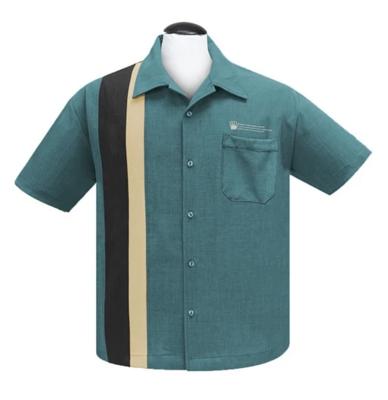 Steady The Alexander Shirt Teal-XL