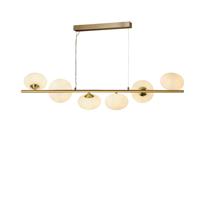 Searchlight Gouden hanglamp Pebble 6-lichts 94041-6GO