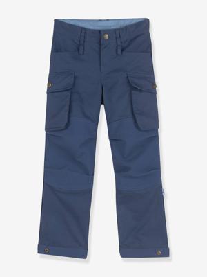 Cargobroek voor kinderen KOSKI CANVAS finkid jeansblauw