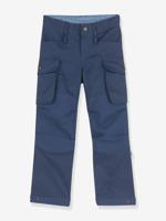 Cargobroek voor kinderen KOSKI CANVAS finkid jeansblauw