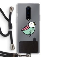Birdy: OnePlus 8 Transparant Hoesje met koord