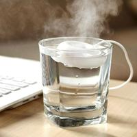 Donut vorm mini USB luchtbevochtiger aroma diffuser Purifier (wit)