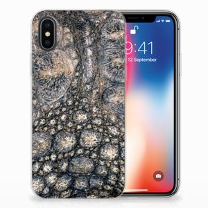 Apple iPhone X | Xs TPU Hoesje Krokodillenprint