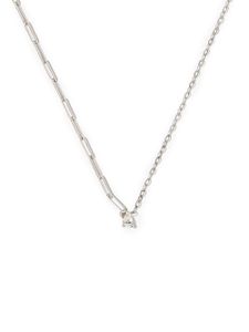 Yvonne Léon collier en or blanc 18ct serti de diamants - Argent