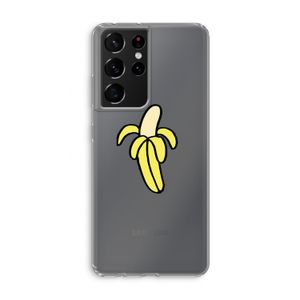 Banana: Samsung Galaxy S21 Ultra Transparant Hoesje