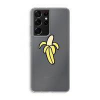 Banana: Samsung Galaxy S21 Ultra Transparant Hoesje Banana: Samsung Galaxy S21 Ultra Transparant Hoesje
