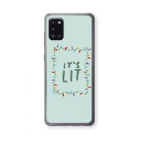 It's Lit: Samsung Galaxy A31 Transparant Hoesje