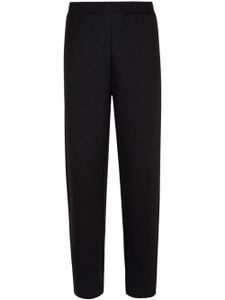 Bally pantalon de jogging droit à logo brodé - Noir