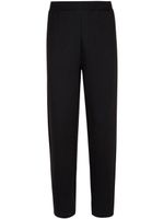 Bally logo-embroidered straight-leg track pants - Noir - thumbnail