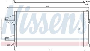Condensor, airconditioning 94985