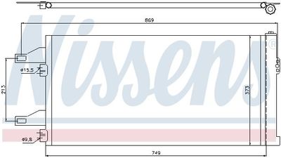 Condensor, airconditioning 94985
